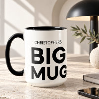 Big Mug | Huge Mug | Jumbo Cup | Custom Name Mug