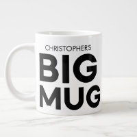 Big Mug | Huge Mug | Jumbo Cup | Custom Name Mug