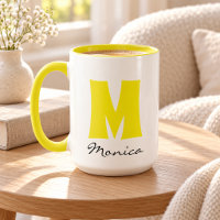 Big Mug | Huge Mug | Script Custom Name Monogram