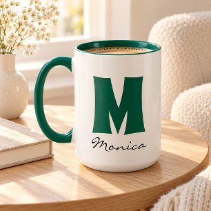 Big Mug   Huge Mug   Script Custom Name Monogram