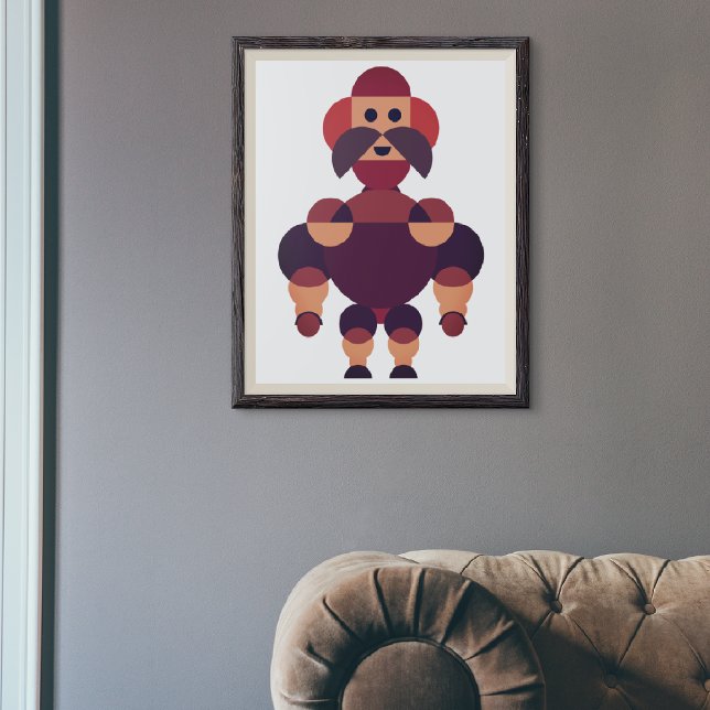 Big Muscular African Warrior Canvas Print (Creator Uploaded)