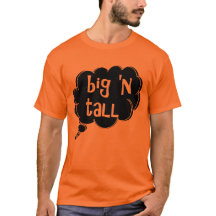 Big 'n Tall t-shirt by dalDesign (L-4xl)