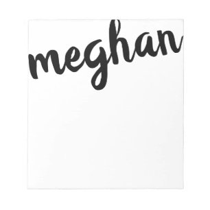Big Name Black Personalised Notepad