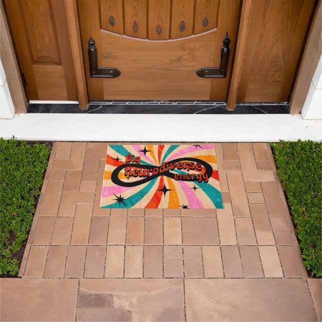 Big neurodiverse energy! doormat (Outdoor)