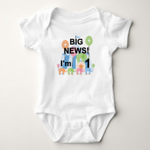 Big News Circus 1st Birthday T-shirts and Gifts