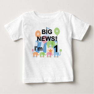 Big News Circus 1st Birthday T-shirts and Gifts