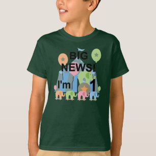 Big News Circus 1st Birthday T-shirts and Gifts