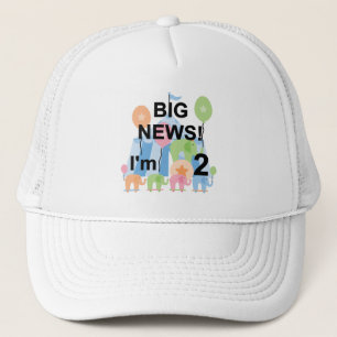 Big News Circus 2nd Birthday T-shirts and Gifts Trucker Hat