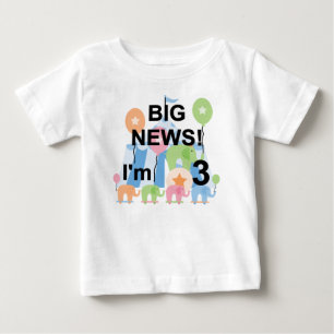 Big News Circus 3rd Birthday Tshirts and Gifts