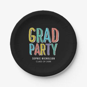 Big News EDITABLE COLOR Graduation Plates