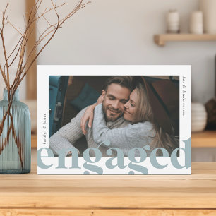 Big News   Photo Engagement Announcement