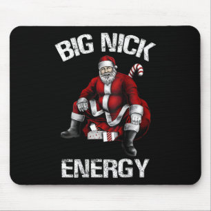 Big Nick Energy Fun Santa Christmas 2  Mouse Mat