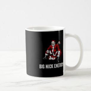 Big Nick Energy Fun Santa Christmas 3 Coffee Mug