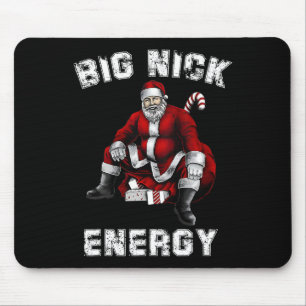 Big Nick Energy Fun Santa Christmas  Mouse Mat