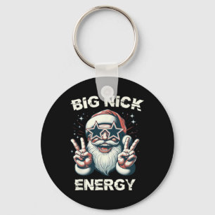 Big Nick Energy Funny Santa Christmas  Key Ring
