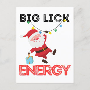 Big nick energy, naughty, Santa Claus, Saint Nicho Postcard