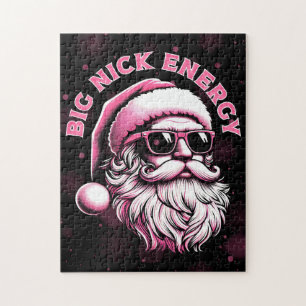 Big Nick Energy Santa Funny Christmas Xmas Holiday Jigsaw Puzzle