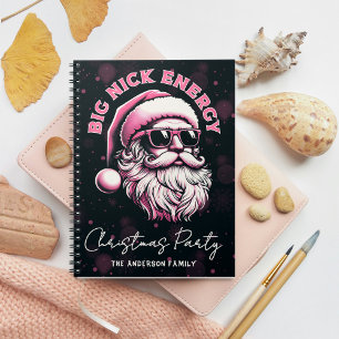 Big Nick Energy Santa Funny Christmas Xmas Holiday Notebook