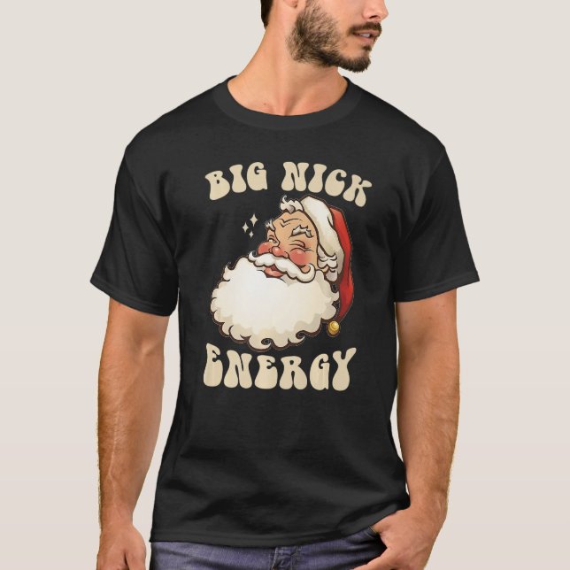 Big Nick Energy  Xmas Christmas Ugly Sweater Men W (Front)