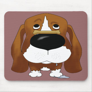 Big Nose Basset Hound Mousepad