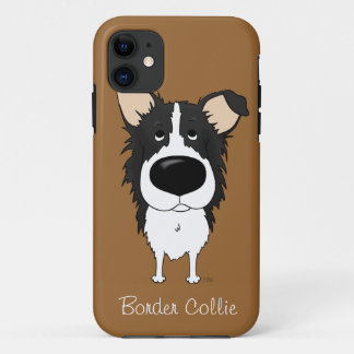 Big Nose Border Collie iPhone 11 Case