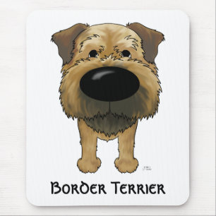 Big Nose Border Terrier Mouse Mat