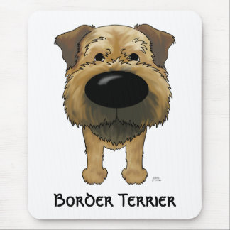 Big Nose Border Terrier Mouse Mat