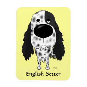 Big Nose English Setter Magnet