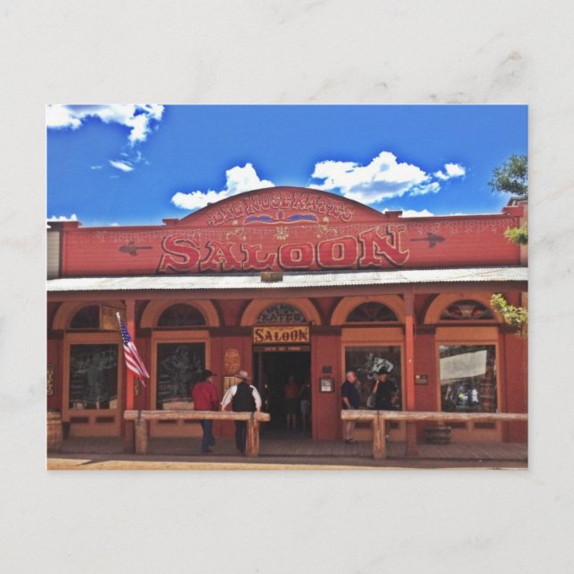 Big Nose Kate's Saloon Tombstone Arizona Postcard (Front)
