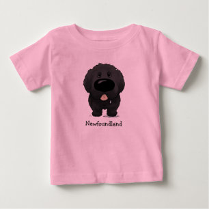 Big Nose Newfoundland Baby T-Shirt