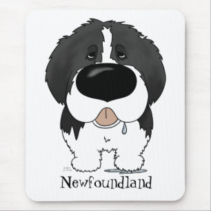 Big Nose Newfoundland Mouse Mat