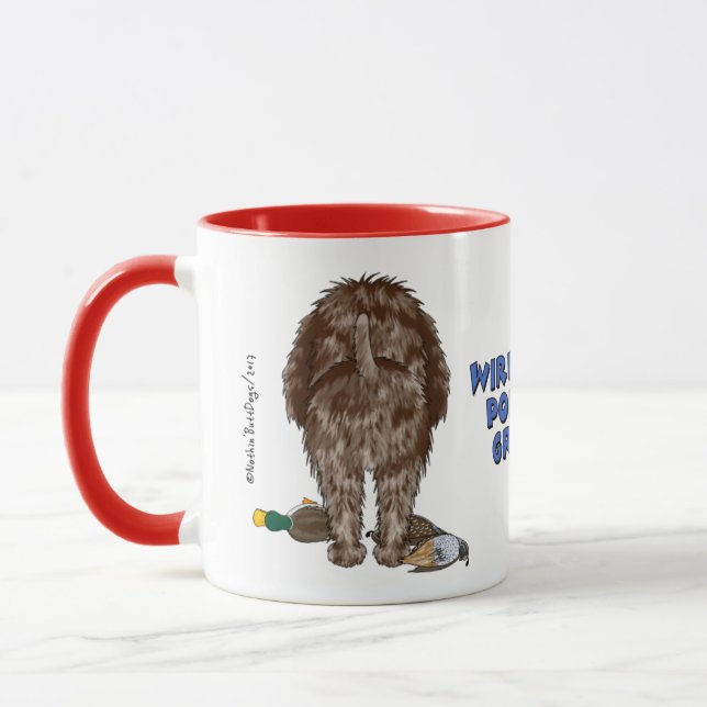 Big Nose Wirehaired Pointing Griffon Mug (Left)