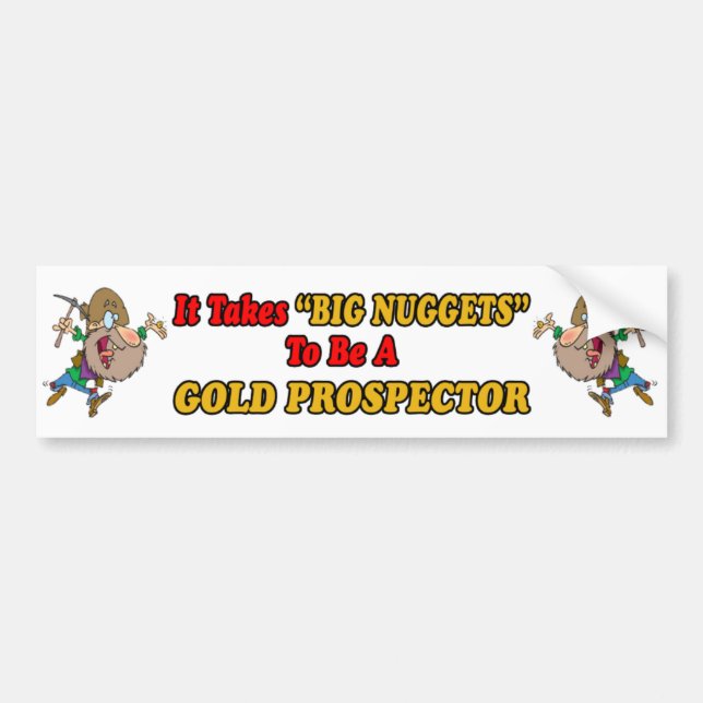 Big Nuggets Bumper Sticker (Front)