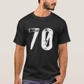 Big Number 70 For Bday 70Th Birthday K-Pop Merchan T-Shirt