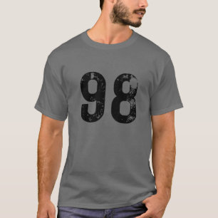 Big Number 98 For Birthday Ninety Eight K-Pop Merc T-Shirt