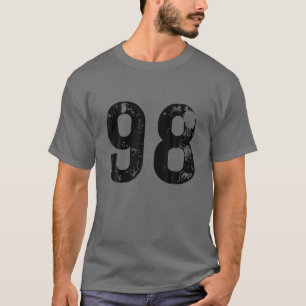 Big Number 98 For Birthday Ninety Eight K-Pop Merc T-Shirt