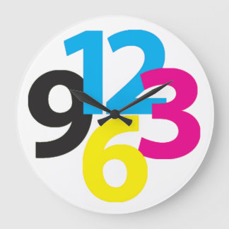 Big Numbers Wall Clock