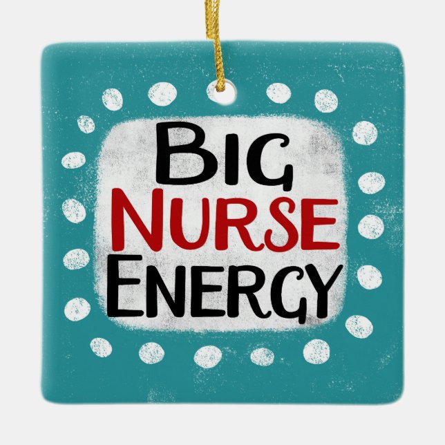 Big Nurse Energy Ornament (Front)