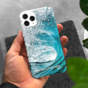 Big Ocean Wave Splash to Add your Name Case-Mate iPhone 14 Case
