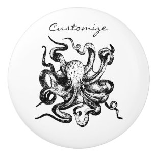 Big octopus Thunder_Cove Ceramic Knob