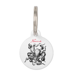 Big octopus Thunder_Cove Pet Tag