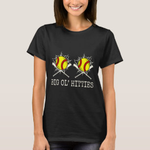 Big Ol' Hitties Softll Humor Softll Breast T-Shirt