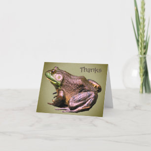 Big Old Bullfrog Customisable Thank You Card