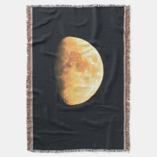 Big Old Moon tbcn Throw Blanket