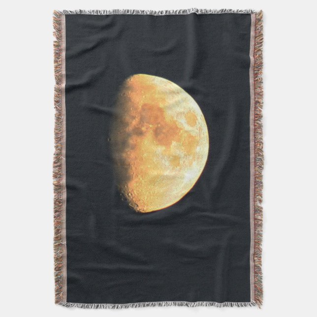 Big Old Moon tbcnm Throw Blanket (Front Vertical)