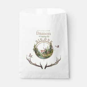 Big One Hunting First Birthday Favour Bags
