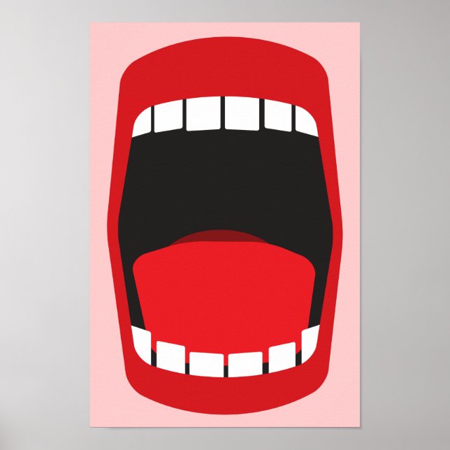 big open mouth poster (Front)
