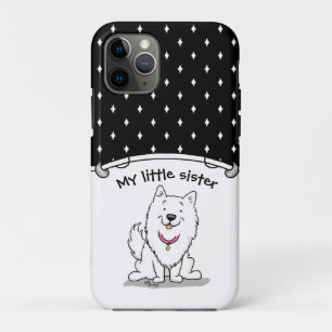 Big or Little Sister American Eskimo Dog - Eskie iPhone 11 Pro Case