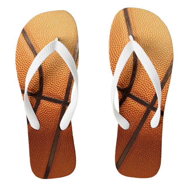 Big Orange Basketball, Flip Flops (Footbed)