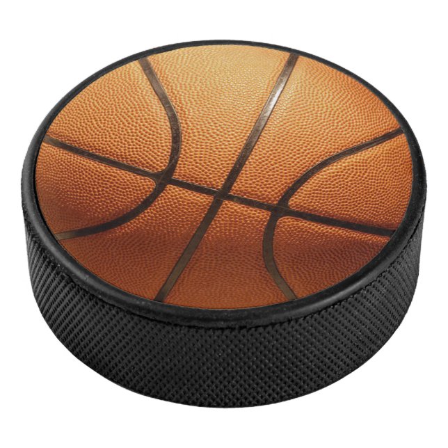 Big Orange Basketball,  Hockey Puck (3/4)